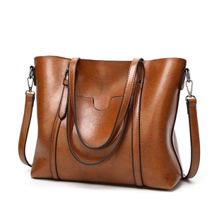 new handbag shoulder bags for women 2021 Europe and the fashion women bag Crossbody bag oil wax skin handbags