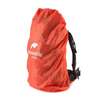 NH15Y001-Z Waterproof Backpack Cover Rainproof Mud Dust Protective Cover Pouch Camping Hiking ORANGE COLOR L SIZE