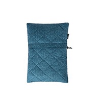 NH19ZT001 Folding Pillow Portable Soft Sponge Back Cushion Neck Headrest Outdoor Travel BLUE COLOR