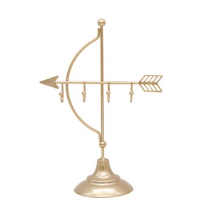 Nordic Iron Arrow Jewelry Storage Rack Ornament European Cupid Arrow Metal Ornaments Earrings Necklace Jewelry Display Stand