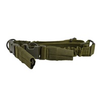 Nylon Adjustable Tactical Double Point Strap Gun Sling Rope Lanyard For CS Gun Accessories GREEN COLOR