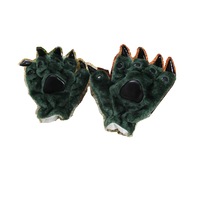 One Pair Christmas Gift Cute Cartoon Dinosaur Claw Winter Warm Gloves