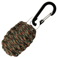 Outdoor Multipurpose Survival Tool Paracord Rescue Cord Fishing Tools Carabiner for Camp Hike ARMYGREENCAMOUFLAGE COLOR
