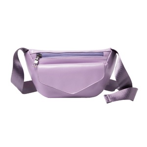 Outdoor Shopping Accessaries Supplies PU Leather Women Fanny Chest Bag Zipper Belt Purse Daily Travel Crossbody Packs