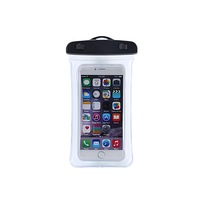 Outdoor Swimming Mobile Phone Waterproof Bag Floating Diving Bag - WHITE
