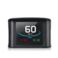 P10 Automobile OBD2 GPS Computer Car Digital OBD Driving Speedometer Mileage Fuel Voltage Temperature TFT HUD Display