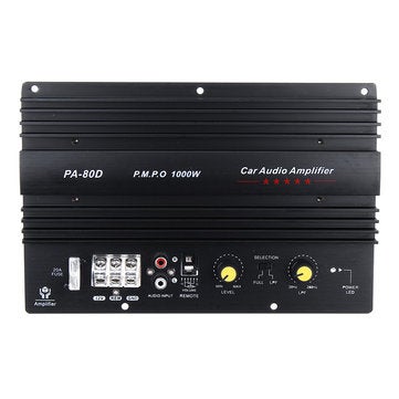PA-80D 12V 1000W Car Audio High Power Amplifier Amp Board Subwoofer Bass Amp