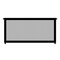 Pet Gate for The House Providing A Safe Enclosure To Play and Rest Prevent Cats From Entering The Bedroom-Black