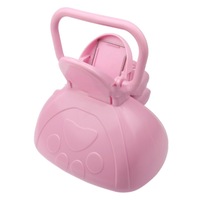 Pet Plastic Pooper Scoopers, Clip Implement, Pick Up Box (Pink)