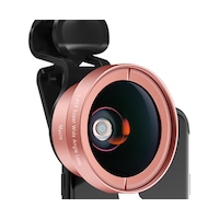 Phone Camera Lens Kit 15X Macro and 0.45X Wide Angle Camera Lens Kit Clip on Cell Phone-Gold