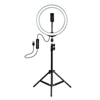 PKT3035 10 Inch USB Video Ring Light with 110cm Light Stand for Tik Tok Youtube Live Streaming