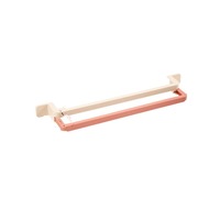 Plastic Bathroom Towel Holder Retractable Towel Rail Hanger Badkamer Shelf Adjustable Towel Rack Bathroom Organizer
