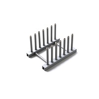 Plastic Bowl And Dish Rack Kitchen Appliances Receiving Drainage Rack - Grey