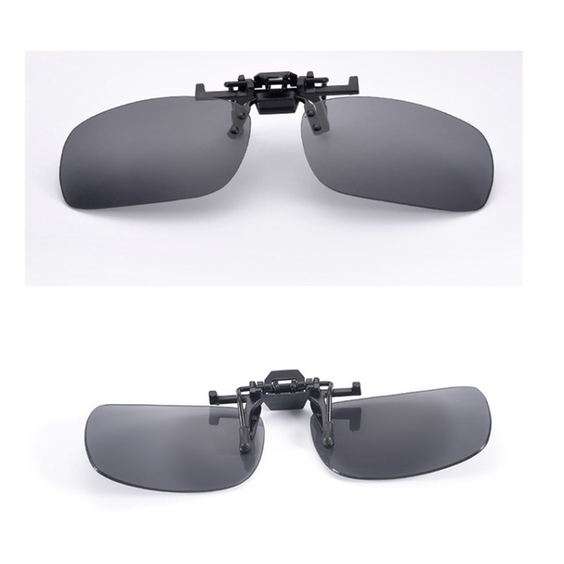 Buy Polarized Clipon Flip up Metal Clip Sunglasses MyDeal