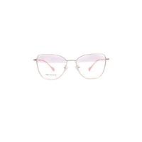Polygonal Irregular Glasses Frame Metal Thin Frame Classic Flat Mirror - C3
