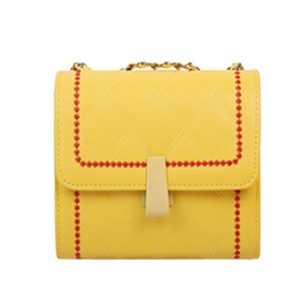 Popular Simple Female Daily Bag Fashion Lattice Pattern Shoulder Handbag Women Hit Color Small Crossbody Bags