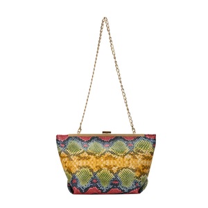 Popular Simple Female Daily Bag Fashion Snakeskin Shoulder Crossbody Bag Women PU Leather Portable Totes Handbag
