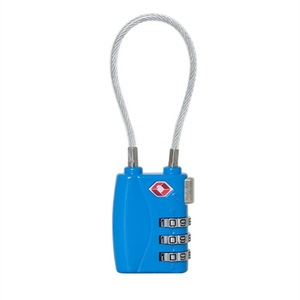 Portable Anti-theft Password Lock Mini Bag Small Padlock Customs Password Zinc Alloy Lock Black silver blue red rose red pink yellow green pearl blue_blue