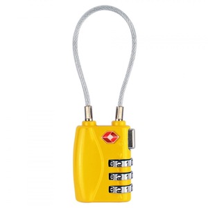 Portable Anti-theft Password Lock Mini Bag Small Padlock Customs Password Zinc Alloy Lock _yellow