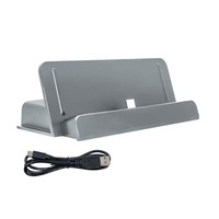 Portable Charger Station Battery Charger Case Game Host Game Charger with Stand for Switch Lite-Grey