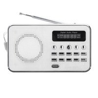 Portable FM 87.5-108MHZ 4.2V Radio TF SD Card AUX Loop Play Speaker MP3 Music Player