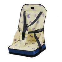Portable Heightening Folding Baby Dining Chair Baby Eating Chair Mummy Bag(Yellow)