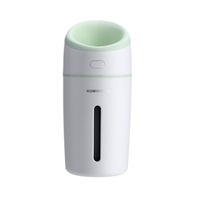 Portable Humidifier Home Desktop Mini USB Car Air Humidifier Sprayer with Colorful Night Light-Green