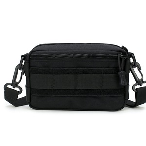 Portable Outdoor Sports Travel Soft Nylon Molle System Small Tools Storage Bag Shoulder Bag Cross-body Messenger Bag