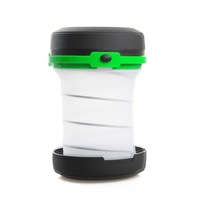 Portable Waterproof LED Camping Tent Light Outdoor Emergency Lantern Battery Flashlight Lamp GREEN COLOR