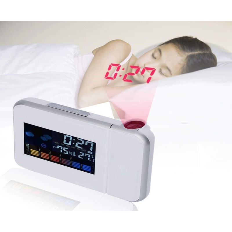 Buy Projection Alarm Clocks Digital Multi-Function on Ceiling with ...