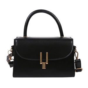 PU Female Commuter Street Flap Messenger Tote Bags Solid Color Shoulder Handbag Fashion Exquisite Shopping Bag