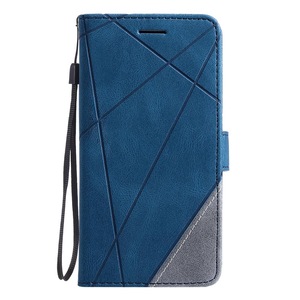 PU Leather Case For Samsung Galaxy A72 5G Wallet Flip Cover Magnet Colorblock Phone Bag