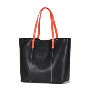 Pu Leather Fashion Women Handbag Large Capacity Daily Casual Shopping Women Casual Tote Bag Black Shoulder Bags
