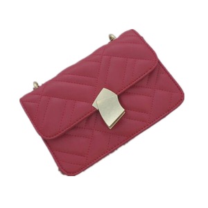PU Leather Single Shoulder Bag Ladies Handbag Messenger Bag (Red)