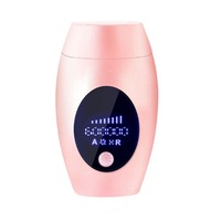 Pulse Laser Hair Removal Device Unisex Home Beauty Salon Permanent Painless Full Body Shaver-Pink