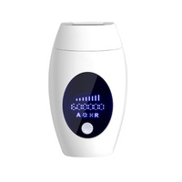 Pulse Laser Hair Removal Device Unisex Home Beauty Salon Permanent Painless Full Body Shaver-White