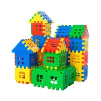 Puzzle Blocks To Assemble A House To Build An Assembly Toy Suitable for Children Aged 5-6-100PCS