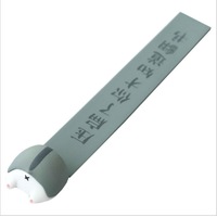 PVC Cute Kawaii Dog Cat Hamster Fox Ass Bookmark for Book Markers Creative Items Lovely Korean Stationery Gift