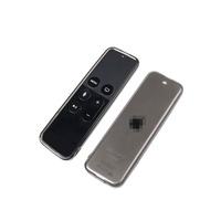 Remote Control Transparent Cover TV5 TV TPU Remote Control Protective Cover for Apple TV4 TV5-Black