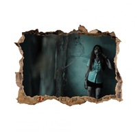 Removable 3D Halloween Series Scary Wall Sticker Decoration Art Mural for Home Living Room KM314
