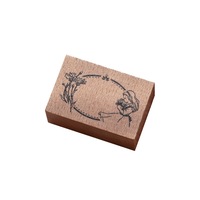 Retro Dream Moon Series Decoration Dialog Box Stamp Wooden Rubber Stamps for Scrapbooking Stationery DIY Craft Standard Stamp