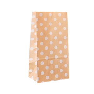Retro Kraft Gift Bags Zigzag Dot Stripe Blank Craft Paper Bag Wedding Party Gift Wrapping Supplies DIY Stationery Envelope