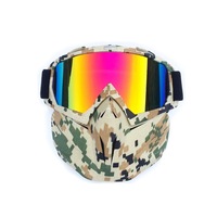 Retro Outdoor Cycling Mask Goggles Motocross Ski Snowboard Snowmobile Face Mask Shield Glasses