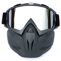 Retro Outdoor Cycling Mask Goggles Motocross Ski Snowboard Snowmobile Face Mask Shield Glasses EyewearDSCB