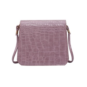Retro Stone Pattern Shoulder Bag Alligator Pu Leather Fashion Small Women Messenger Handbag Purse