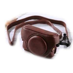 Retro Style PU Leather Camera Case Bag with Strap for Sony RX100 M3 / M4 / M5