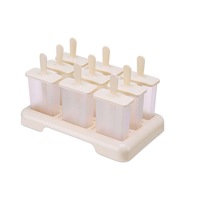 Reusable Summer Homemade Ice Cream 4/9 Grids Ice-lolly Mold Moulds Tray Ice Cream Tool Kitchen DIY Accessories