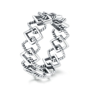 Ring Finger Rings for Women Silver plating Retro Engagement Wedding Jewelry Fashion_8