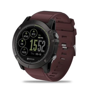 Rugged Inside Out HR Monitor 3D UI All-day Activity Record 1.22Inch Smart Waterproof Watch-Red