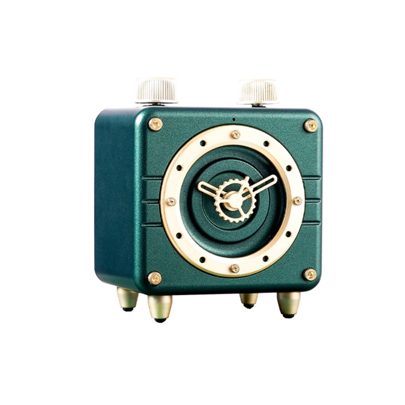 Buy S04 Retro Mechanical Cat Shape Wireless Bluetooth Alarm Clock